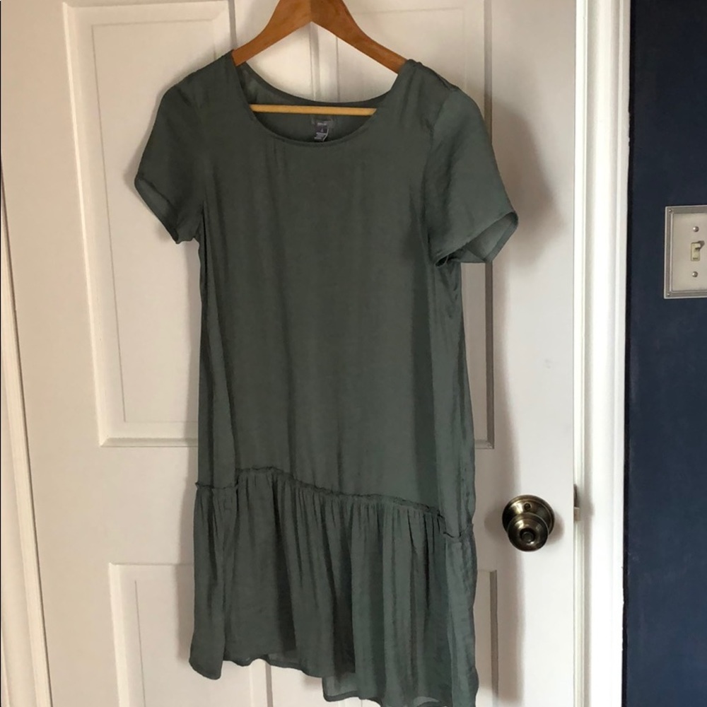 Green aerie t-shirt dress.